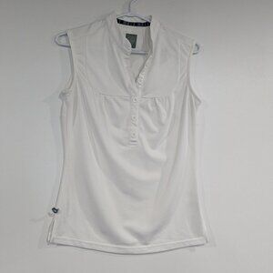 Black Mountain Sleeveless Top White Size Small